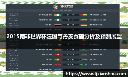 2015南非世界杯法国与丹麦赛前分析及预测展望